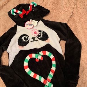 Panda pajama onesie